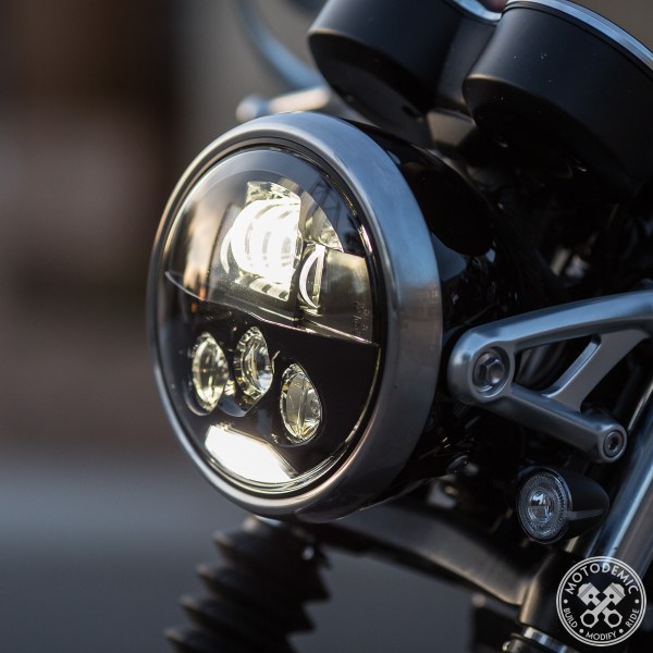 Motodemic LED Headlight Conversion Kit for the Triumph Bonneville T120
